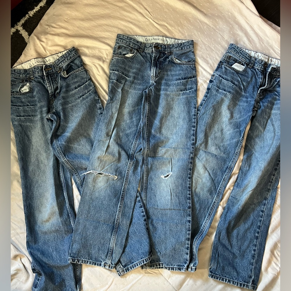 Lands' End Kids Blue Jeans 12S